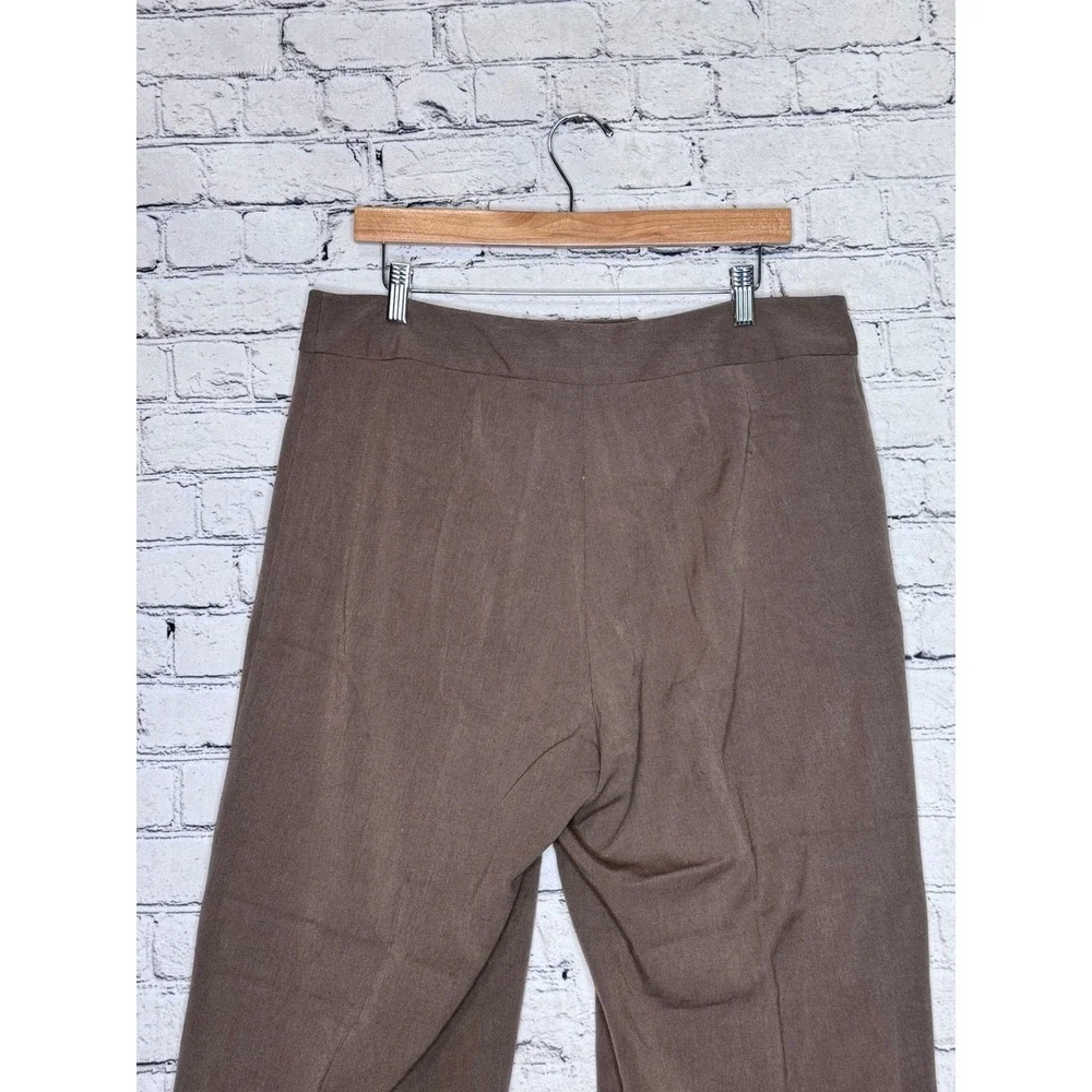 Investments Women's Brown Wide Leg Trousers Size‎ 14L